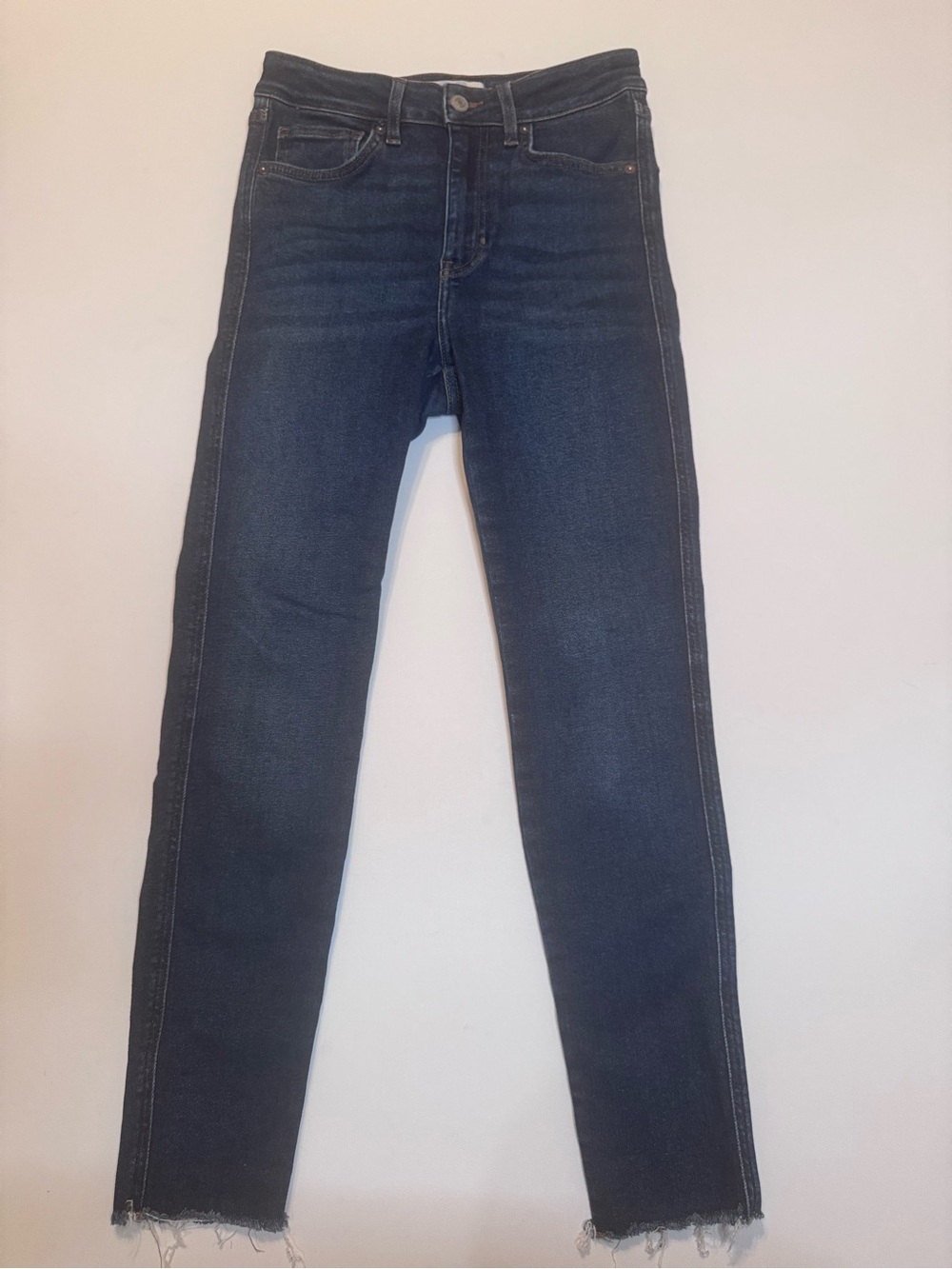 Free People Dark Blue Skinny Jeans - Women's
